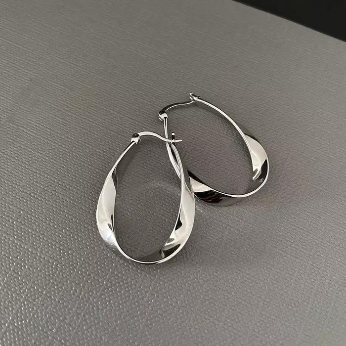 Boucles d'oreilles en argent 925 pour femmes et filles