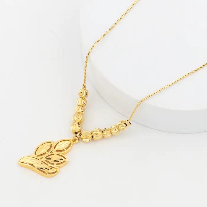 Ensemble de bijoux plaqué or pour femmes