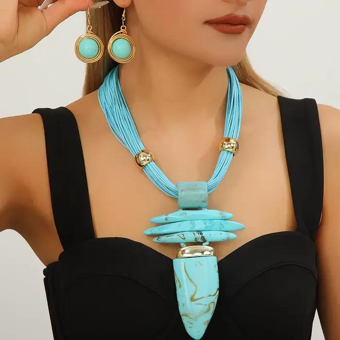 Ensemble de bijoux occidentaux tendance
