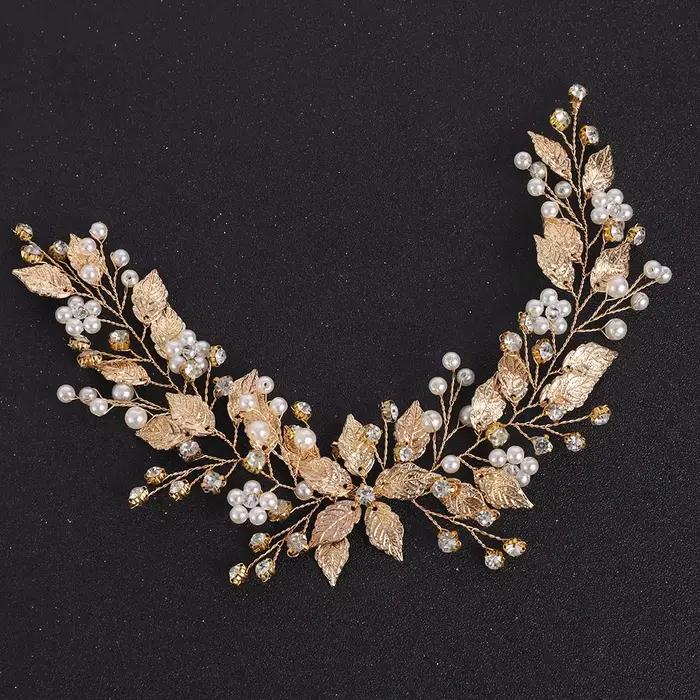 Bandeau de mariée en strass