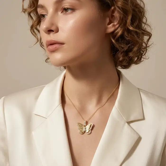 WUIHA – collier avec pendentif en argent Sterling 100% 925