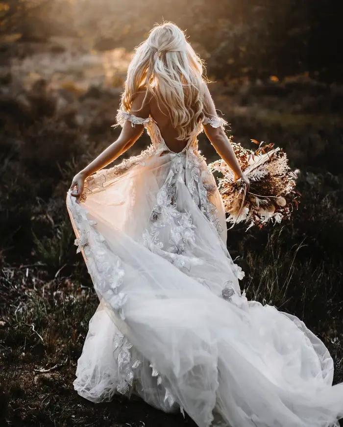 Robes de mariée personnalisées bohème