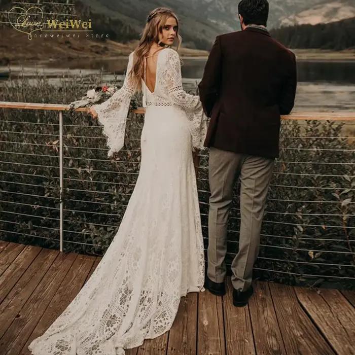 Robe De mariée bohème élégante