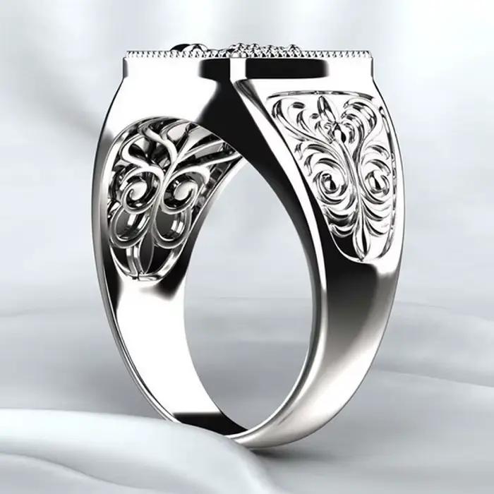 Bagues en argent Sterling 925 pour hommes