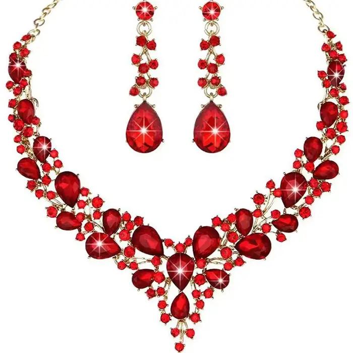 Parure de bijoux pour robe de mariée