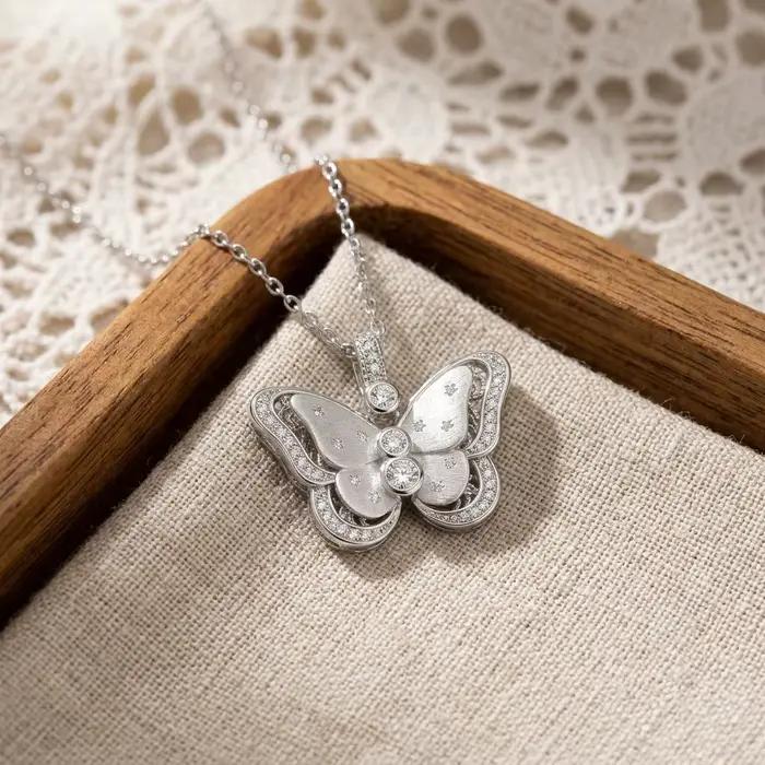 WUIHA – collier avec pendentif en argent Sterling 100% 925