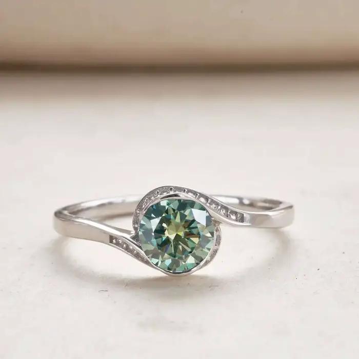 Bague de fiançailles 1 carat pour femme
