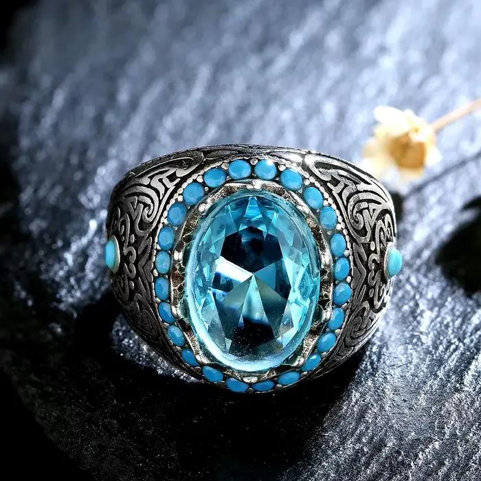 Bague en argent pour hommes et femmes