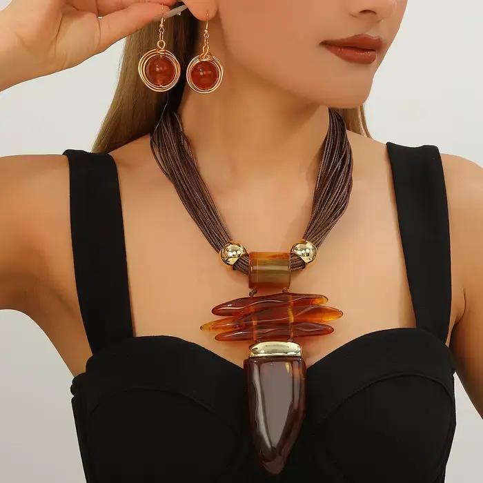 Ensemble de bijoux occidentaux tendance