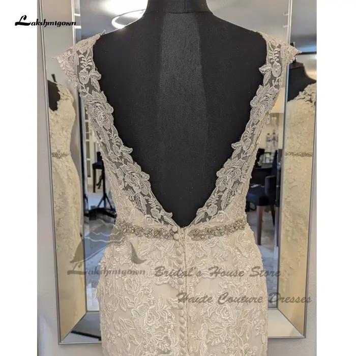 Robe de mariée sirène vintage en dentelle