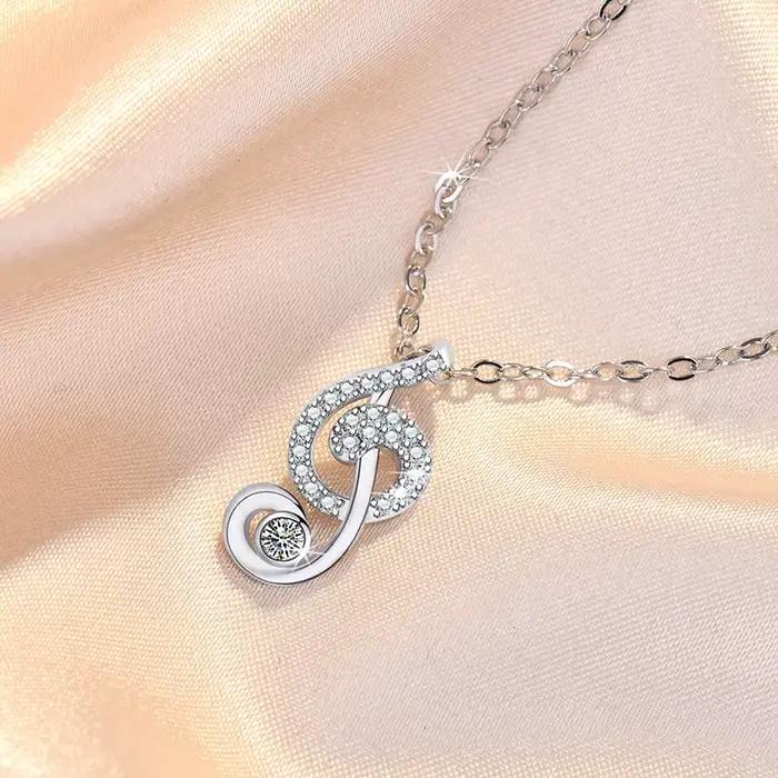 Collier pendentif en argent Sterling 925 pour femmes, bijoux de mariage de qualité supérieure, breloque de fiançailles, cadeau de fête, chaîne Fine, nouvelle collection