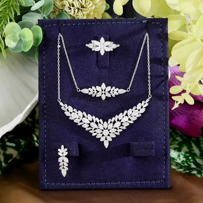 GODKI Nouveaux ensembles de bijoux de mariage tendance en or plaqué 18 carats