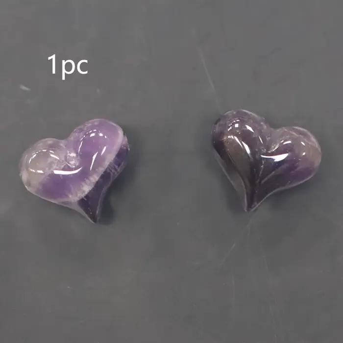 Pierres naturelles sculptées en forme de cœur pour bijoux personnalisés mariage fiançailles anniversaires occasions spéciales