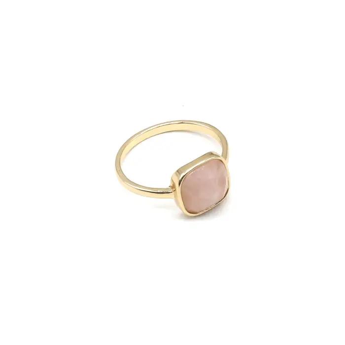 Bague en pierre naturelle et cristal pour femmes