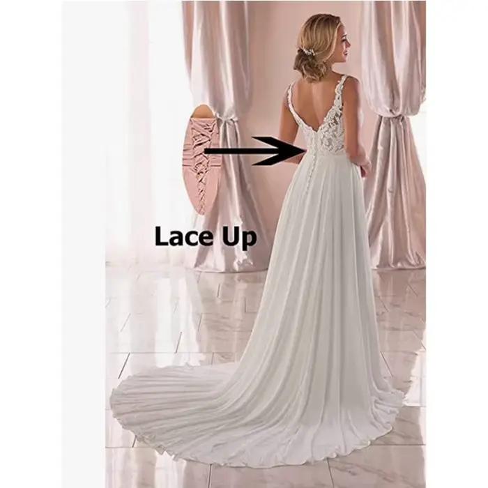 Robe de Mariée Personnalisée avec Dos Fendu