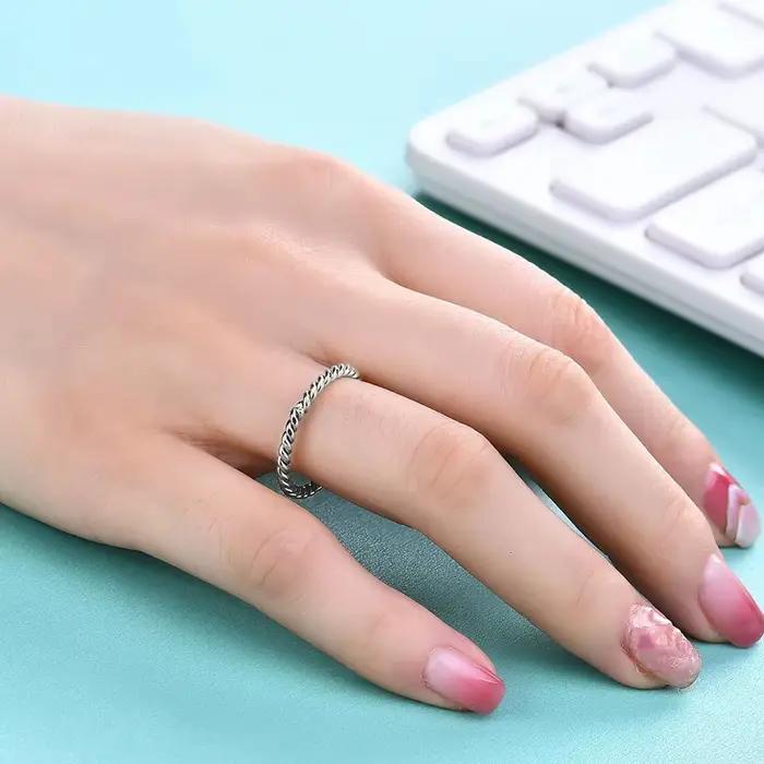 Alliance en acier inoxydable VQYSKO avec plaqué or 18 carats et motifs perles d'eau pour femmes occasions spéciales romantiques et soirées
