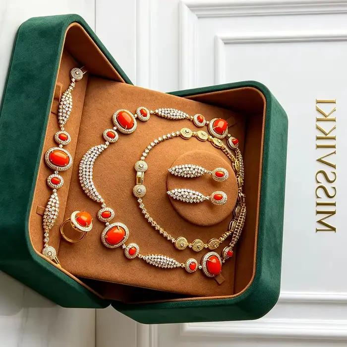 Parures de bijoux de mariage de haute qualité Missvikki