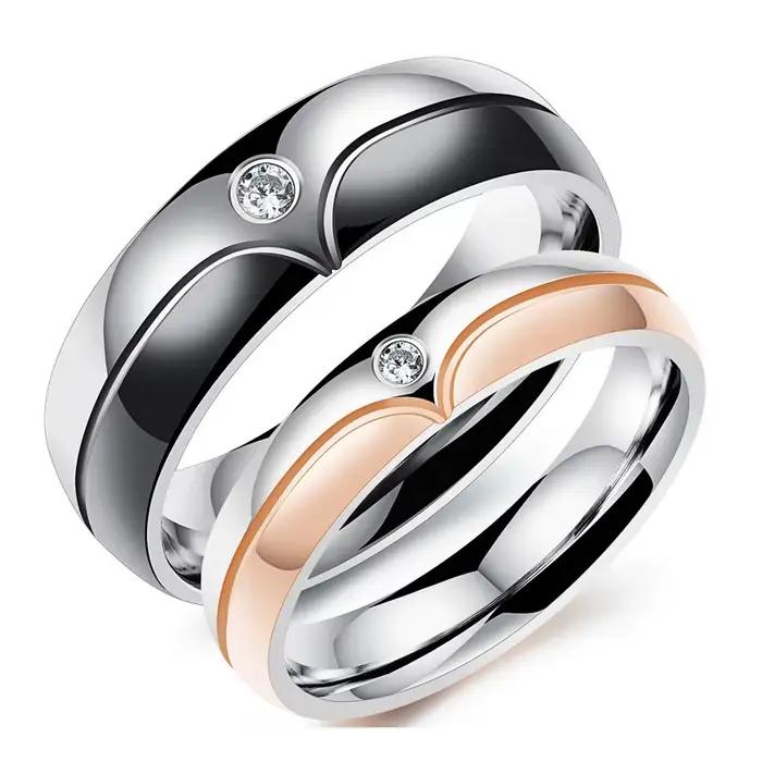 Bagues de mariage à la mode pour hommes/femmes