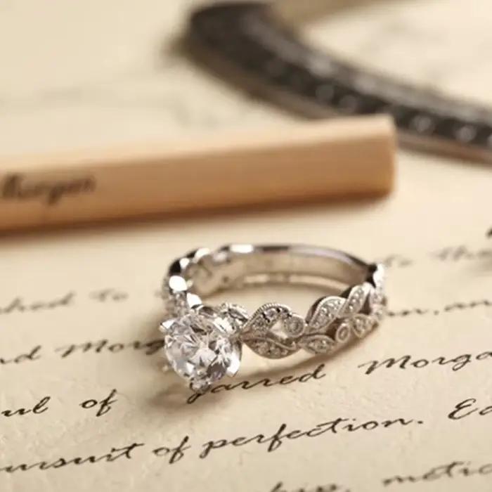 Bagues de fiançailles de mariage pour femmes