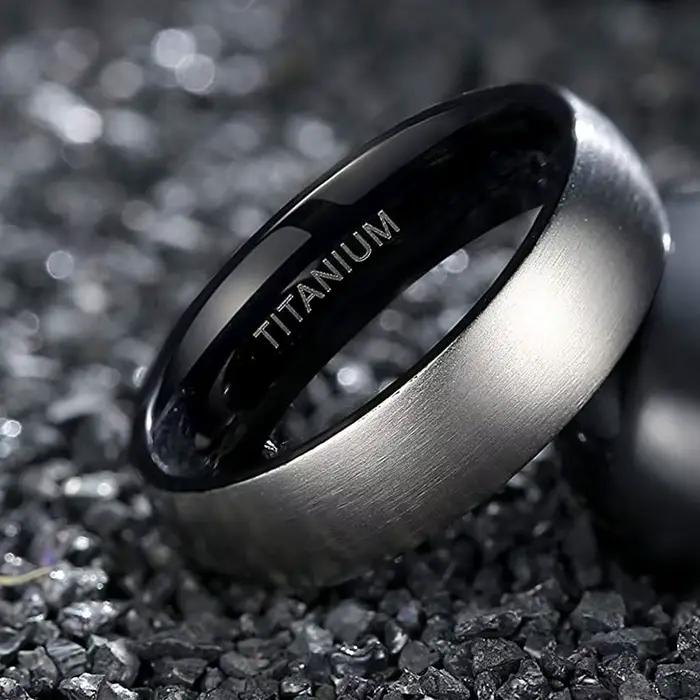 Somen – bague en titane pour hommes et femmes