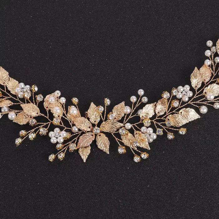 Bandeau de mariée en strass