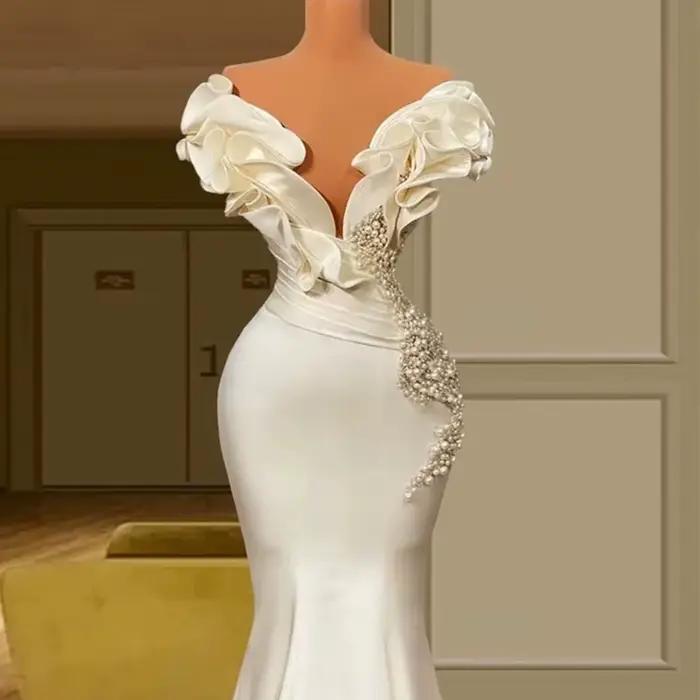 Robe de mariée sirène moderne