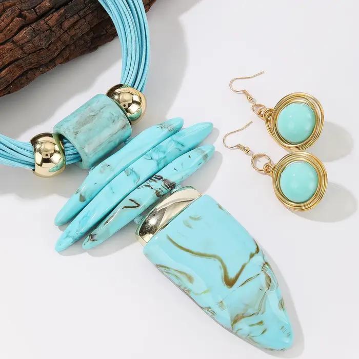 Ensemble de bijoux occidentaux tendance