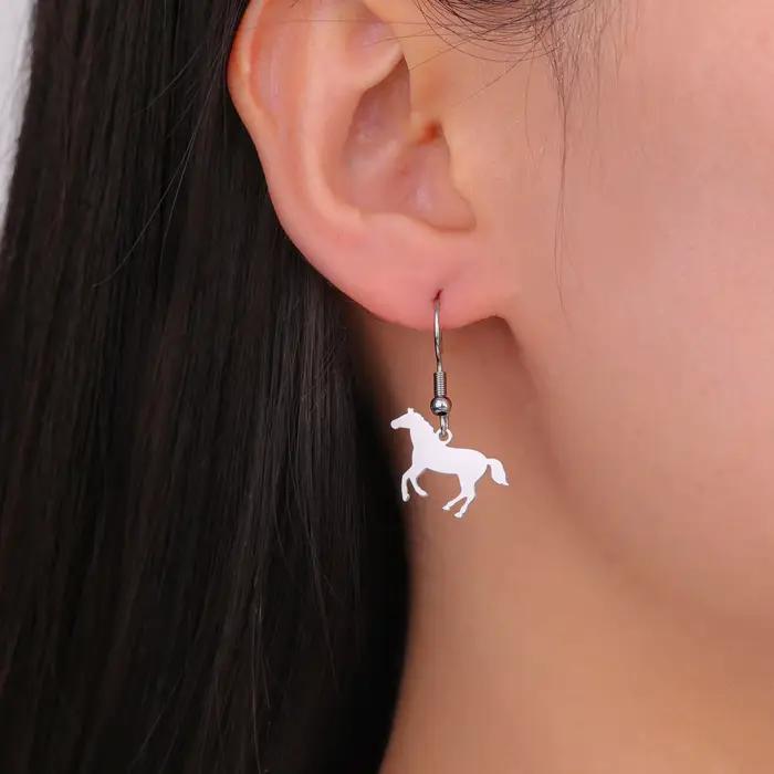Boucles d'oreilles pendantes en forme de fer à cheval Skyrim