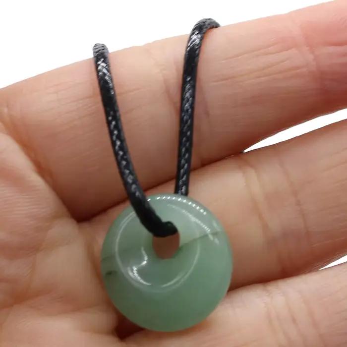 Collier en Quartz Rose pour hommes et femmes