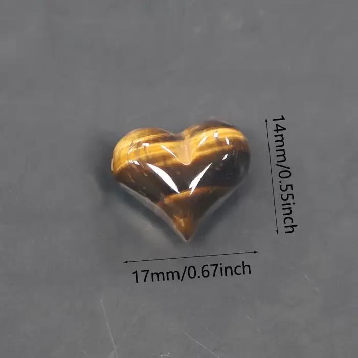 Pierres naturelles sculptées en forme de cœur pour bijoux personnalisés mariage fiançailles anniversaires occasions spéciales