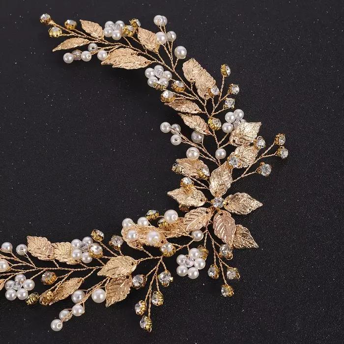 Bandeau de mariée en strass
