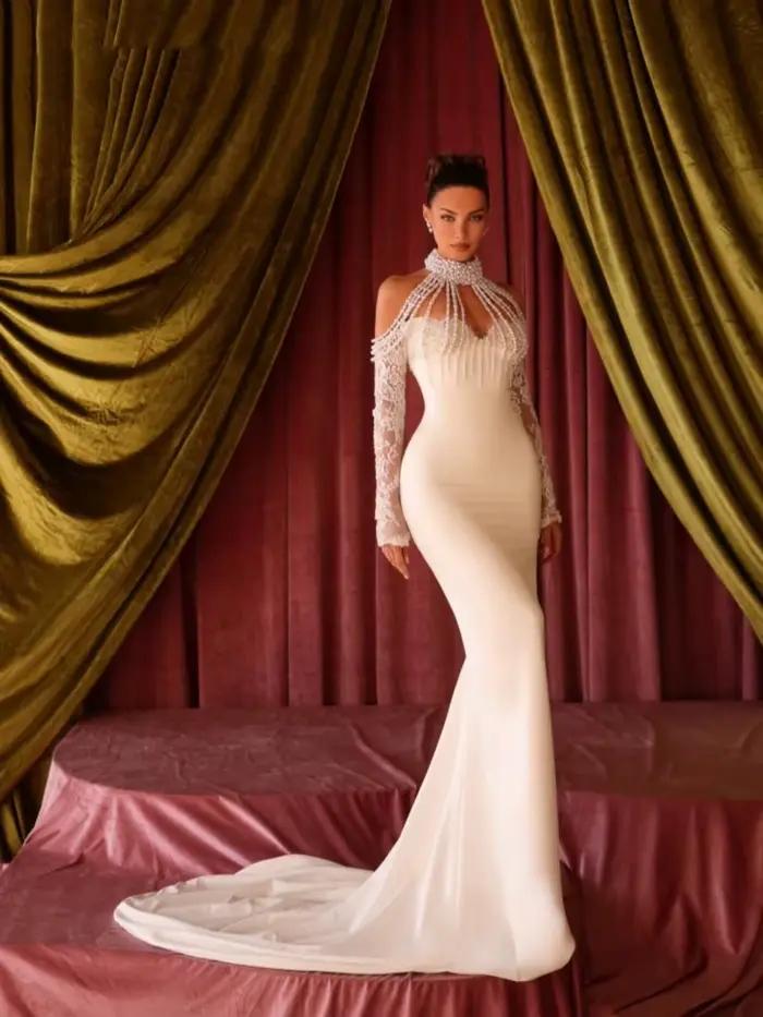 Robe de mariée sirène de créateur