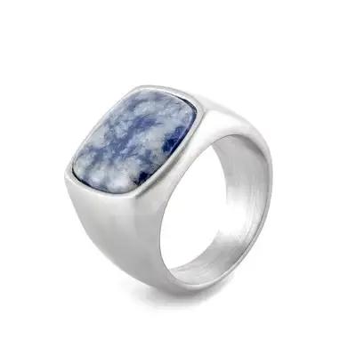 Bague en pierre tigre noir et blanc pour homme et femme bijoux vintage cadeau de mariage nouvelle mode ensemble de mariage acier inoxydable zirconium occasion spéciale