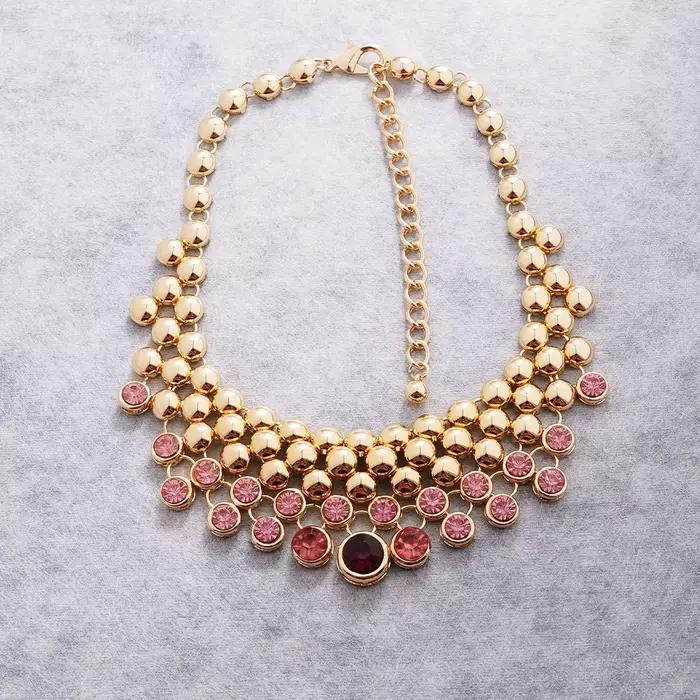 Collier de mariée multicouche réglable