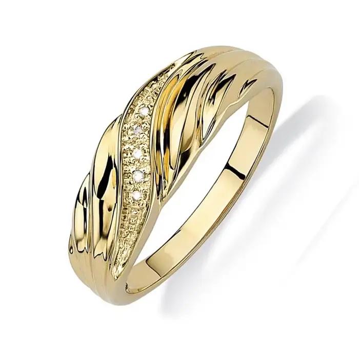 Huitan Twist Design femmes bague pour fiançailles mariage accessoires de luxe incrusté brillant CZ c