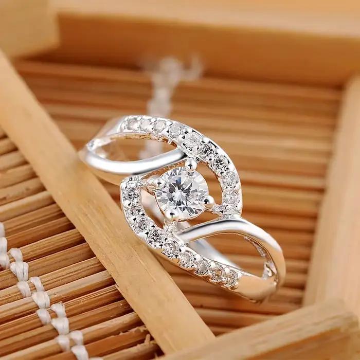 Bagues en argent Sterling 925 pour femmes, Streetwear, en Zircon brillant, diamant, cadeaux de fête