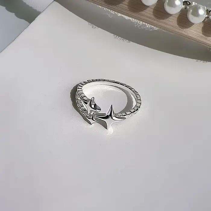 Bagues en acier inoxydable couleur or pour femmes et hommes, breloques exagérées personnalisées, col