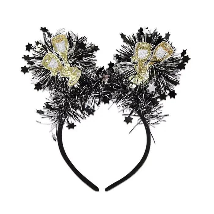 39BB 2025 Bonne année Bande banque Glitter Bandband Music Festival Festival décoratif Headwear Holid