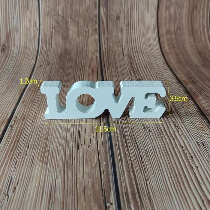 Décoration de mariage en bois rustique Mr & Mrs, lettre d'amour Mr & Mrs, ornement de signe de maria