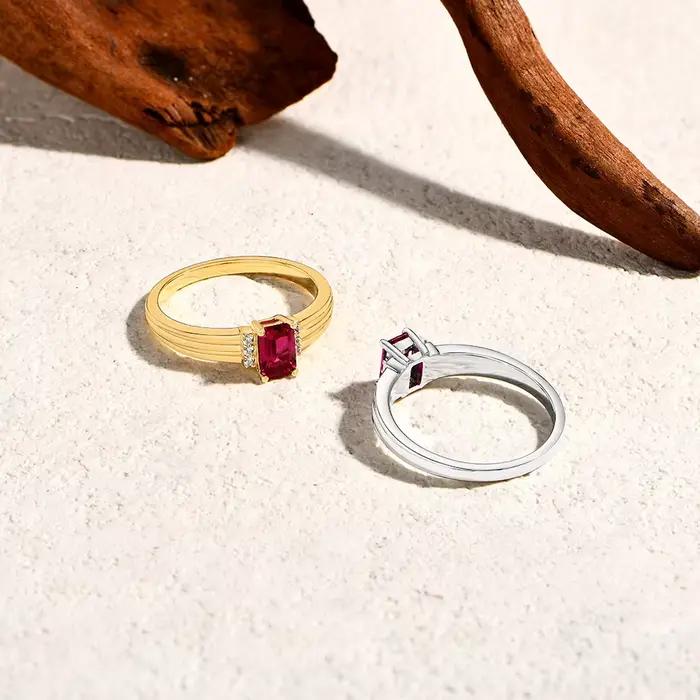 ATTAGEMS – bagues en rubis pour femmes