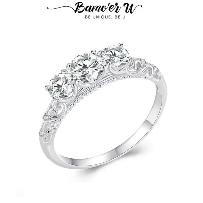 Bamoer – bague en argent Sterling 925 pour femmes