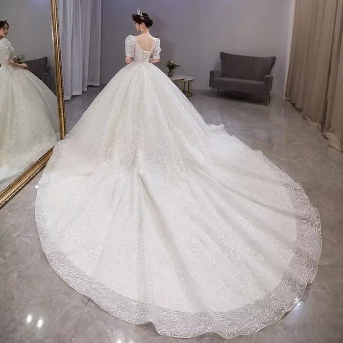 Robe de mariée française fil principal