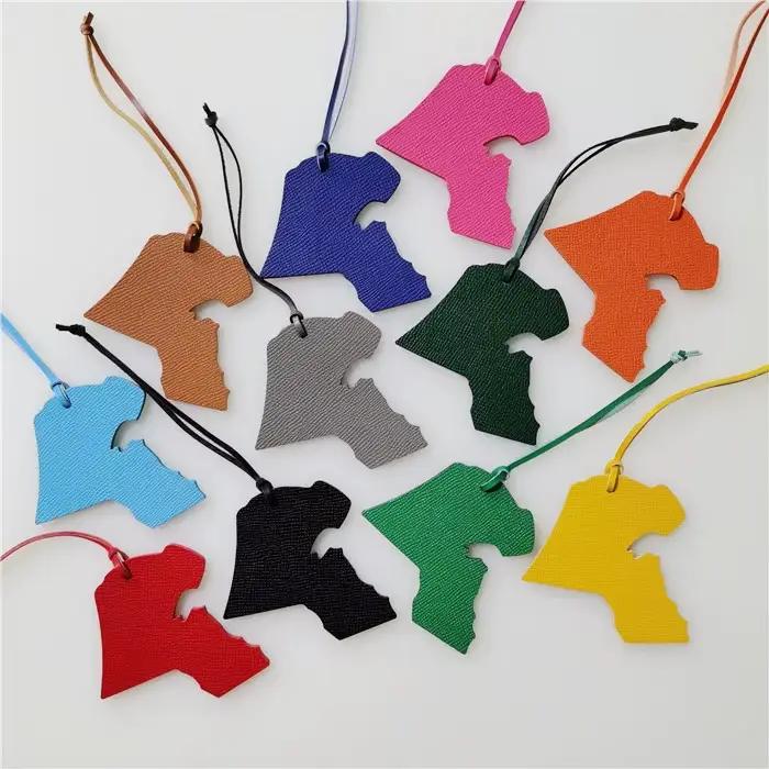 Sac à main en cuir véritable personnalisé pour femme, accessoire de bijoux suspendus, avec lettres, arabie saoudite, arabie saoudite