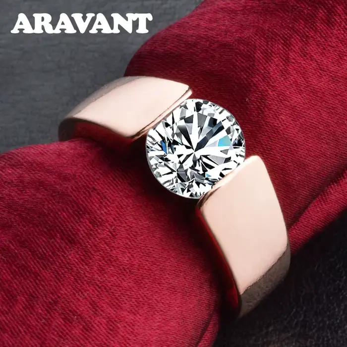 Aravant-Bague en argent 925 pour femme, bijoux fantaisie, cadeaux, 8mm