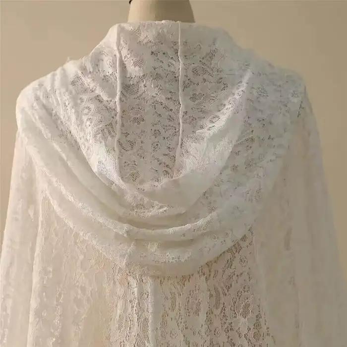 Robes de mariée sirène vintage avec capuche