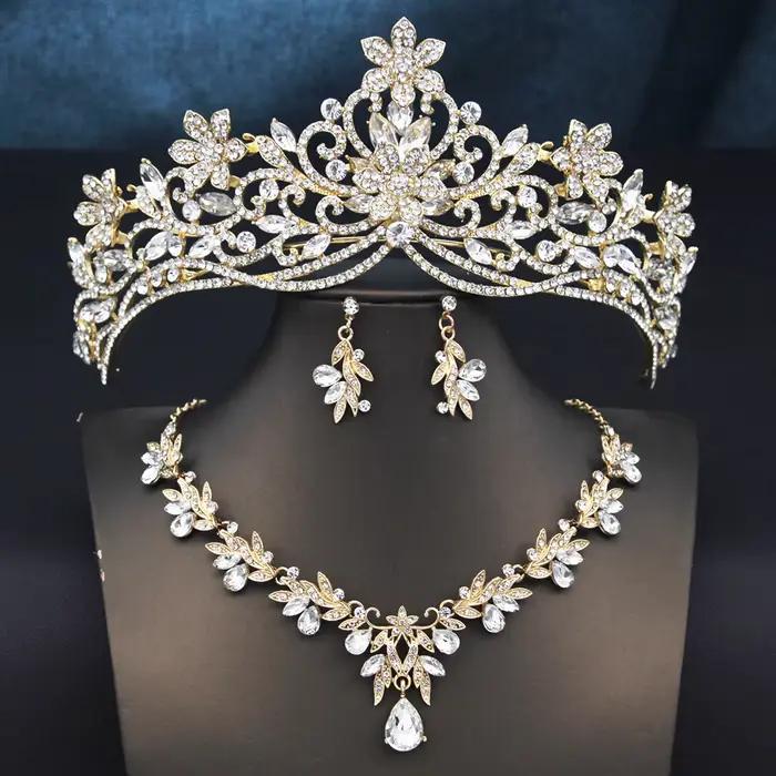 Parures de bijoux de mariée pour femmes