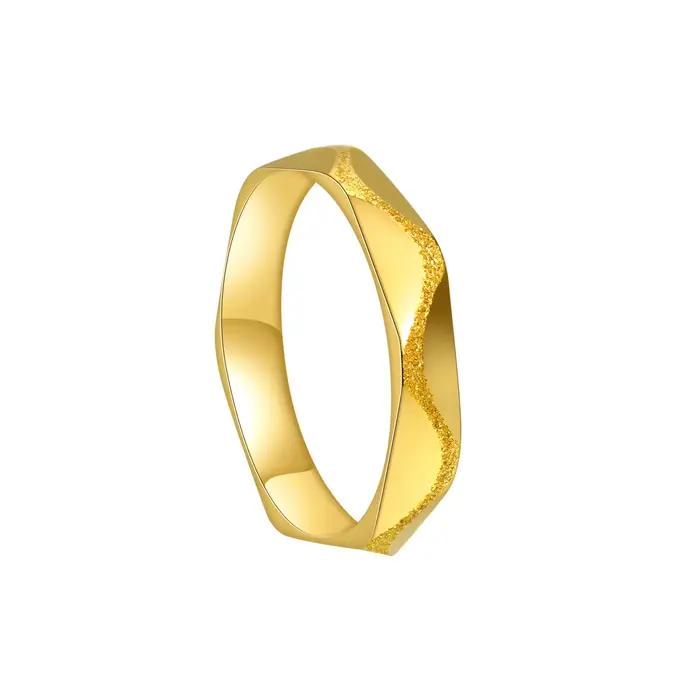 Bague en acier titane en forme de losange pour hommes