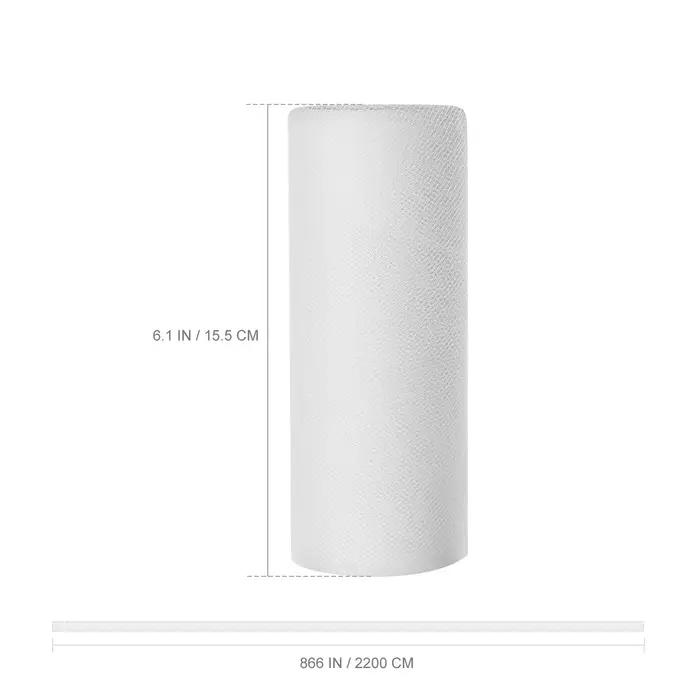 Rouleau de tulle blanc 22M
