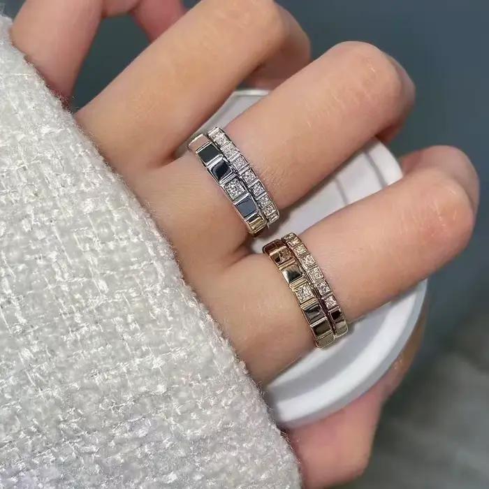 Alliance en argent 925 classique avec ou sans zirconium blanc pour homme et femme occasions spéciales mariage cérémonie fiançailles