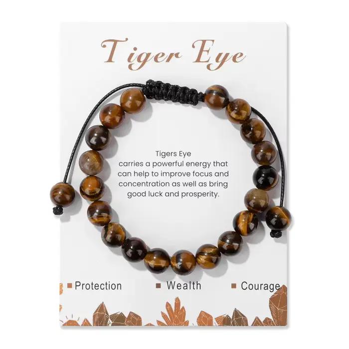 Boho fait à la main bleu Sodalite tressé Bracelet réglable naturel gemme cristal quartz pierre perles bracelets pour femme hommes bijoux